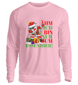 Dubstep Weihnachtsmann Sweatshirt pink JEHS Kids