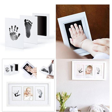 Klein und Großes Baby Hand oder Fußabdruck-Set Babystapfen 