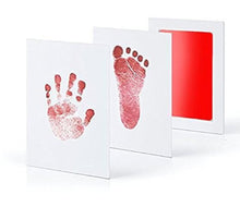 Lade das Bild in den Galerie-Viewer, Großes Baby Hand oder Fußabdruck-Set Rot