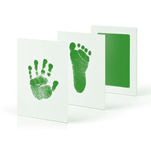 Lade das Bild in den Galerie-Viewer,  Großes Baby Hand oder Fußabdruck-Set Grün