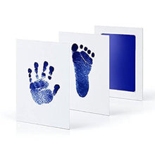 Lade das Bild in den Galerie-Viewer, Großes Baby Hand oder Fußabdruck-Set Blau