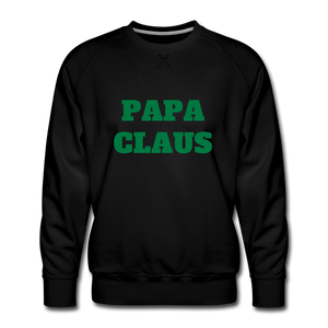 Papa Claus Weihnachts Sweatshirt - Schwarz