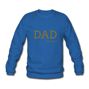 Dad since 2018 Sweatshirt - Royalblau