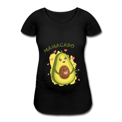 Mamacado Schwangerschaft T-Shirt - Schwarz ankündigen verkünden