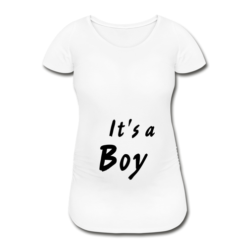 It`s a Boy  Schwangerschafts-T-Shirt - Weiß
