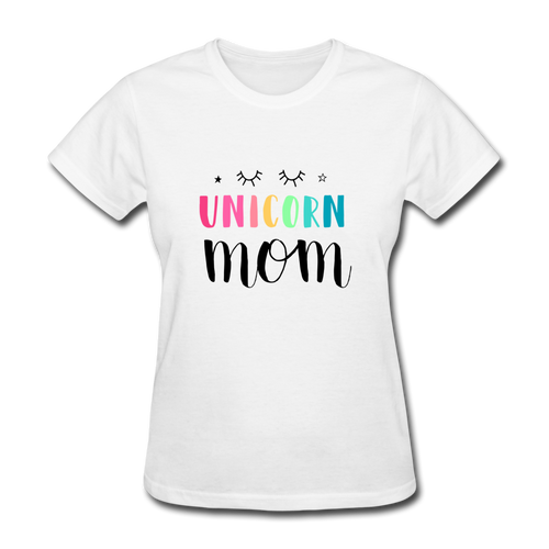 Unicorn Mom Shirt - Weiß