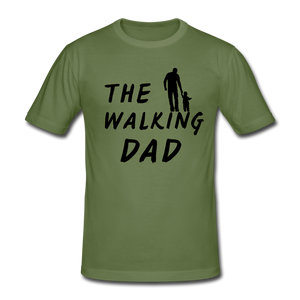 Walking Dad Shirt - Militärgrün