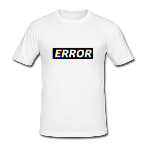 Error Männer Shirt - Weiß