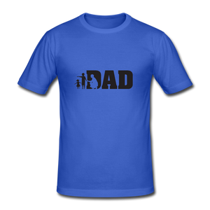 Dad mit Kids T-Shirt - Königsblau