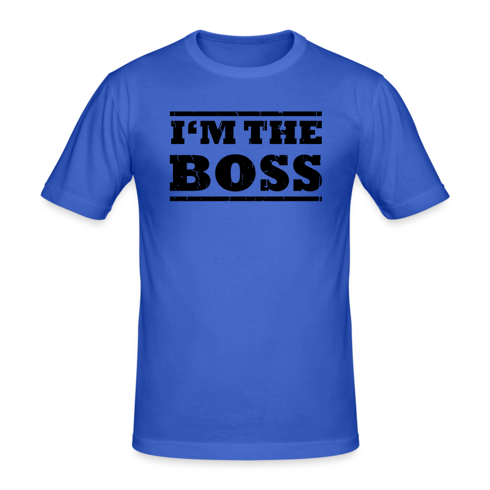 I'm the Boss Männer Shirt - Königsblau